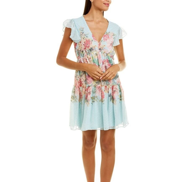 Gabby Skye Dress Size 12. Floral - Picture 1 of 7